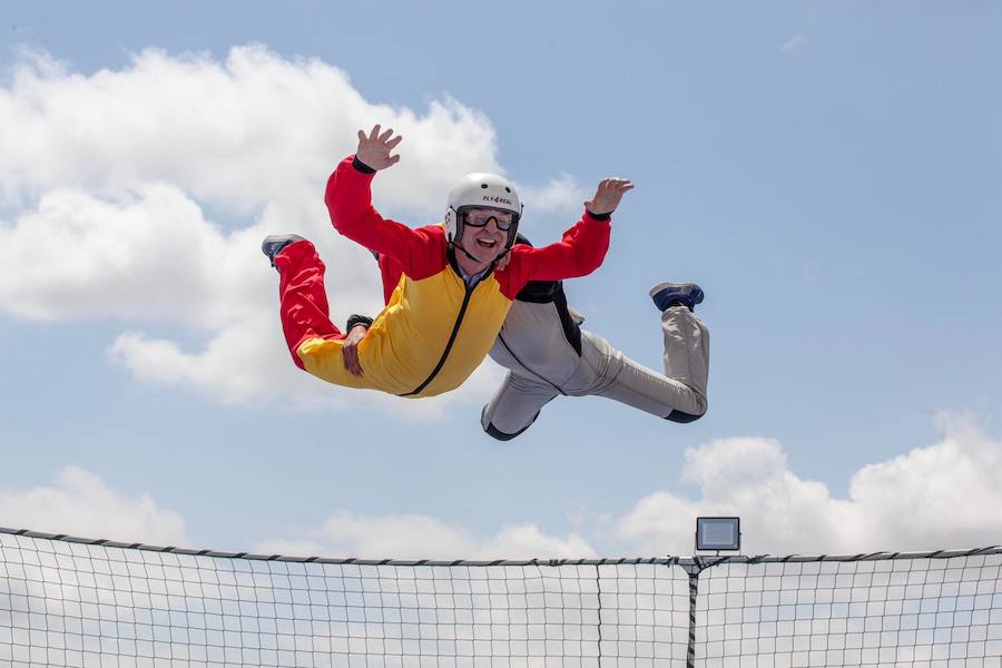 Fotos Abre en Campillos el primer simulador de paracaidismo a cielo